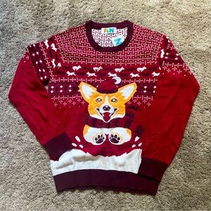 NWT Corgi Ugly Christmas Sweater | Small